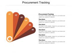 Procurement tracking ppt powerpoint presentation professional layouts cpb