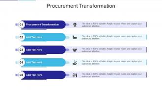 Procurement Transformation In Powerpoint And Google Slides Cpb