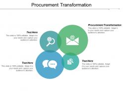 Procurement transformation ppt powerpoint presentation pictures example cpb