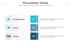 Procurement Trends Ppt Powerpoint Presentation Slides Show
