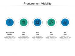 Procurement visibility ppt powerpoint presentation layouts template cpb