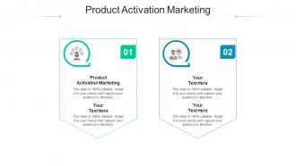 Product activation marketing ppt powerpoint presentation model ideas cpb