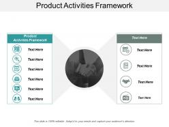 Product activities framework ppt powerpoint presentation file template cpb