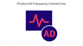 Product Ad Frequency Colored Icon In Powerpoint Pptx Png And Editable Eps Format