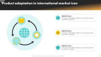 Product Adaptation In International Market Icon