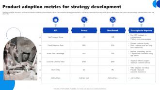 Product Adoption Metrics For Strategy Development