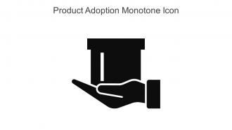 Product Adoption Monotone Icon In Powerpoint Pptx Png And Editable Eps Format