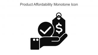Product Affordability Monotone Icon In Powerpoint Pptx Png And Editable Eps Format