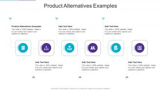Product Alternatives Examples In Powerpoint And Google Slides Cpb
