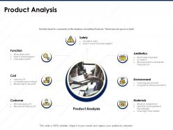 Product analysis features existing ppt powerpoint presentation designs download