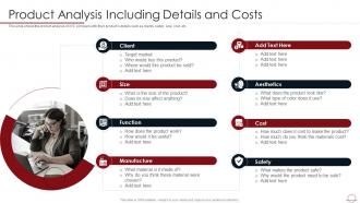 Product Analysis Including Details Costs Best Practices Successful Project Management