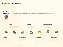 Product Analysis Materials Ppt Powerpoint Presentation Summary