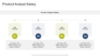 Product Analyst Salary In Powerpoint And Google Slides Cpb