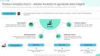 Product Analytics Tool 2 Enhancing Business Insights Implementing Product Data Analytics SS V
