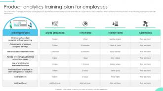 Product Analytics Training Enhancing Business Insights Implementing Product Data Analytics SS V