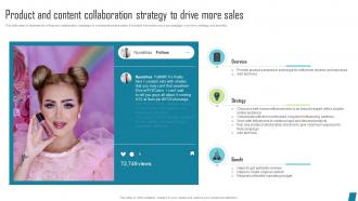 Product And Content Collaboration Innovative Marketing Tactics To Increase Strategy SS V