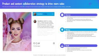 Product And Content Collaboration Strategy To Drive Marketing Campaign Strategy To Boost