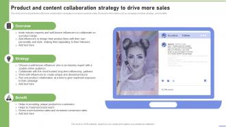 Product And Content Collaboration Strategy To Drive More Sales Strategies To Ramp Strategy SS V