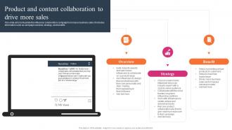 Product And Content Collaboration To Drive More Sales Effective WOM Strategies MKT SS V