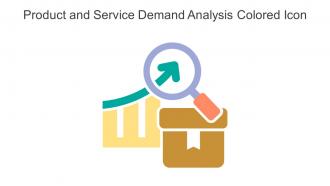 Product And Service Demand Analysis Colored Icon In Powerpoint Pptx Png And Editable Eps Format