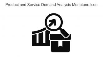 Product And Service Demand Analysis Monotone Icon In Powerpoint Pptx Png And Editable Eps Format