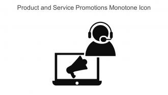 Product And Service Promotions Monotone Icon In Powerpoint Pptx Png And Editable Eps Format