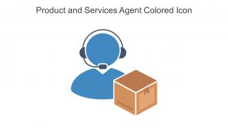 Product And Services Agent Colored Icon In Powerpoint Pptx Png And Editable Eps Format