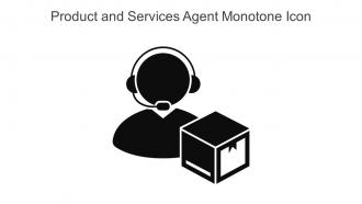 Product And Services Agent Monotone Icon In Powerpoint Pptx Png And Editable Eps Format