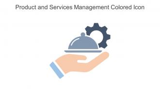 Product And Services Management Colored Icon In Powerpoint Pptx Png And Editable Eps Format