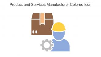 Product And Services Manufacturer Colored Icon In Powerpoint Pptx Png And Editable Eps Format