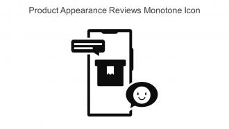 Product Appearance Reviews Monotone Icon In Powerpoint Pptx Png And Editable Eps Format