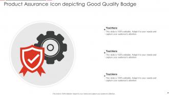 Product Assurance Icon Depicting Good Quality Badge