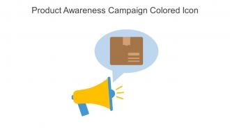 Product Awareness Campaign Colored Icon In Powerpoint Pptx Png And Editable Eps Format