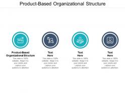 Product based organizational structure ppt powerpoint presentation layouts demonstration cpb