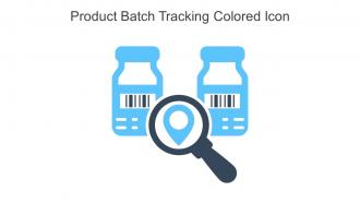 Product Batch Tracking Colored Icon In Powerpoint Pptx Png And Editable Eps Format