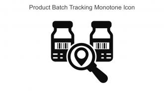 Product Batch Tracking Monotone Icon In Powerpoint Pptx Png And Editable Eps Format