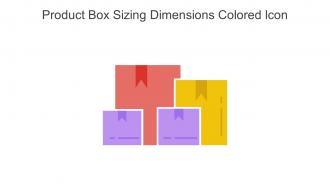 Product Box Sizing Dimensions Colored Icon In Powerpoint Pptx Png And Editable Eps Format