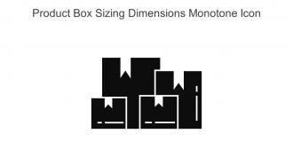Product Box Sizing Dimensions Monotone Icon In Powerpoint Pptx Png And Editable Eps Format