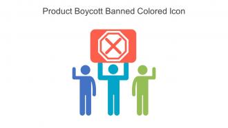 Product Boycott Banned Colored Icon In Powerpoint Pptx Png And Editable Eps Format