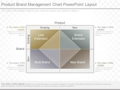 Product brand management chart powerpoint layout