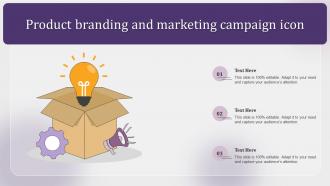 Product Branding And Marketing Campaign Icon