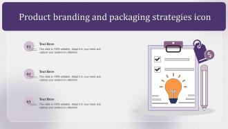 Product Branding And Packaging Strategies Icon