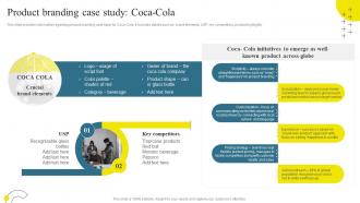 Product Branding Case Study Coca Cola Brand Maintenance Through Effective Product Branding SS