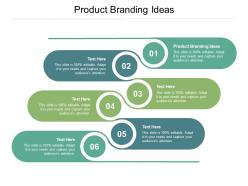 Product branding ideas ppt powerpoint presentation portfolio design inspiration cpb