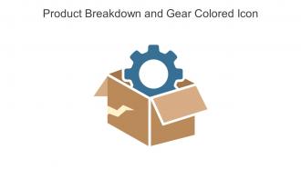 Product Breakdown And Gear Colored Icon In Powerpoint Pptx Png And Editable Eps Format