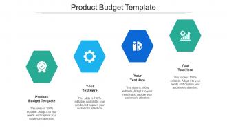 Product Budget Template Ppt Powerpoint Presentation Outline Ideas Cpb