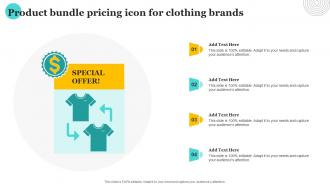 Product Bundle Pricing Icon For Clothing Brands