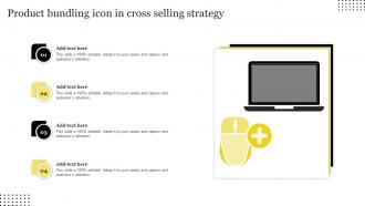 Product Bundling Icon In Cross Selling Strategy