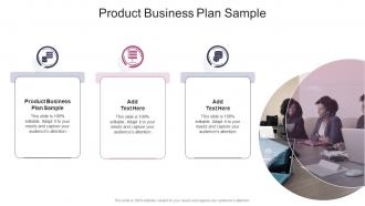 Product Business Plan Sample In Powerpoint And Google Slides Cpb