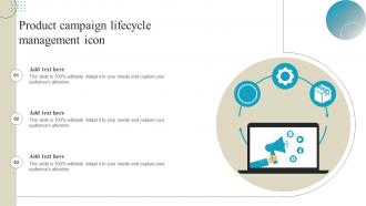 Product Campaign Lifecycle Management Icon